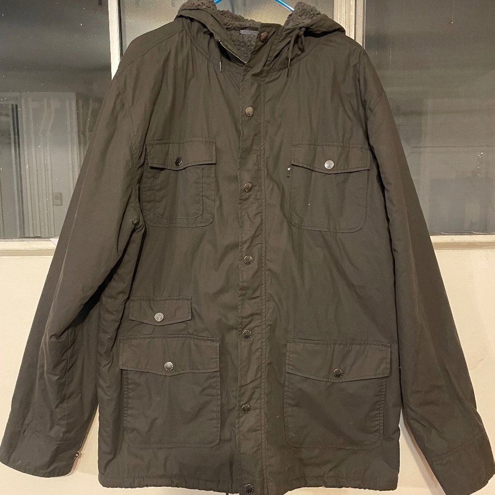 The Hundreds Black Utility Coat